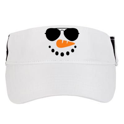 Snowman Face Family Christmas Matching Costume Adult Drive Performance Visor