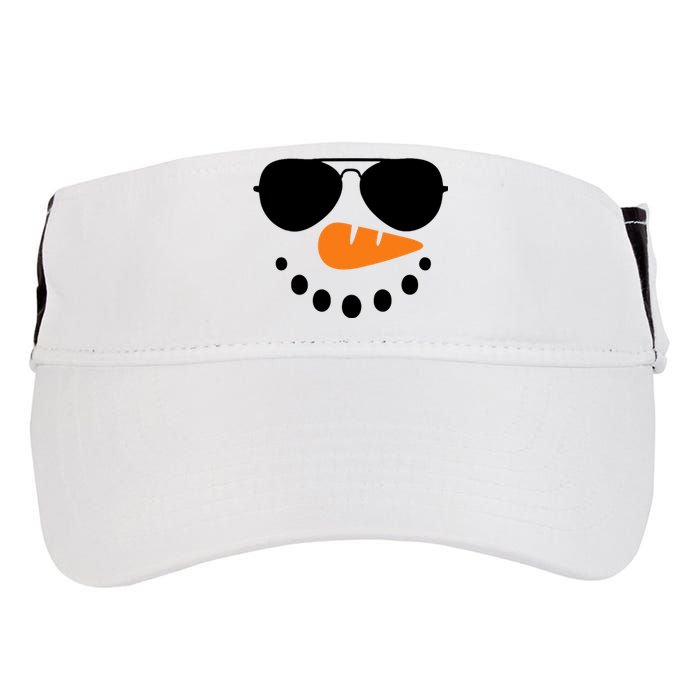 Snowman Face Family Christmas Matching Costume Adult Drive Performance Visor