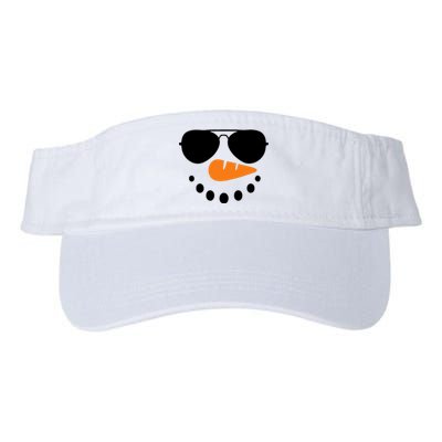 Snowman Face Family Christmas Matching Costume Valucap Bio-Washed Visor