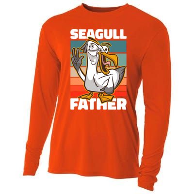 Seagull Father For Father's Day Gift Cooling Performance Long Sleeve Crew