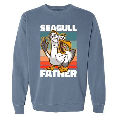 Seagull Father For Father's Day Gift Garment-Dyed Sweatshirt