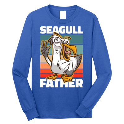 Seagull Father For Father's Day Gift Long Sleeve Shirt