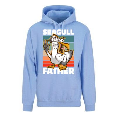 Seagull Father For Father's Day Gift Unisex Surf Hoodie