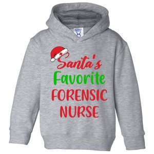 Santas Favorite Forensic Nurse Funny Christmas Toddler Hoodie