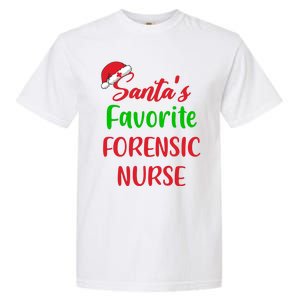 Santas Favorite Forensic Nurse Funny Christmas Garment-Dyed Heavyweight T-Shirt