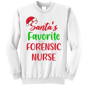 Santas Favorite Forensic Nurse Funny Christmas Sweatshirt