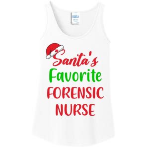 Santas Favorite Forensic Nurse Funny Christmas Ladies Essential Tank