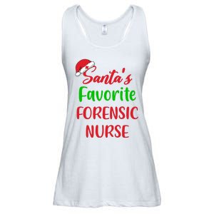 Santas Favorite Forensic Nurse Funny Christmas Ladies Essential Flowy Tank