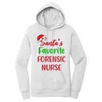 Santas Favorite Forensic Nurse Funny Christmas Women's Pullover Hoodie