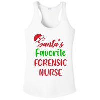 Santas Favorite Forensic Nurse Funny Christmas Ladies PosiCharge Competitor Racerback Tank