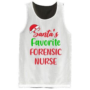 Santas Favorite Forensic Nurse Funny Christmas Mesh Reversible Basketball Jersey Tank