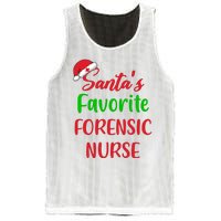 Santas Favorite Forensic Nurse Funny Christmas Mesh Reversible Basketball Jersey Tank