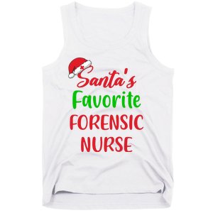 Santas Favorite Forensic Nurse Funny Christmas Tank Top