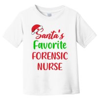 Santas Favorite Forensic Nurse Funny Christmas Toddler T-Shirt