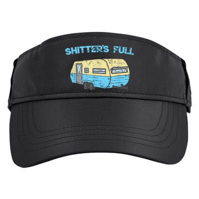Shitter's Full Funny Camping Van Camper Trailer Camp Adult Drive Performance Visor