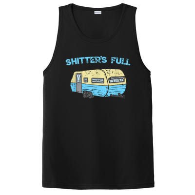 Shitter's Full Funny Camping Van Camper Trailer Camp PosiCharge Competitor Tank