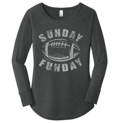 Sunday Funday Football Lover Women's Perfect Tri Tunic Long Sleeve Shirt