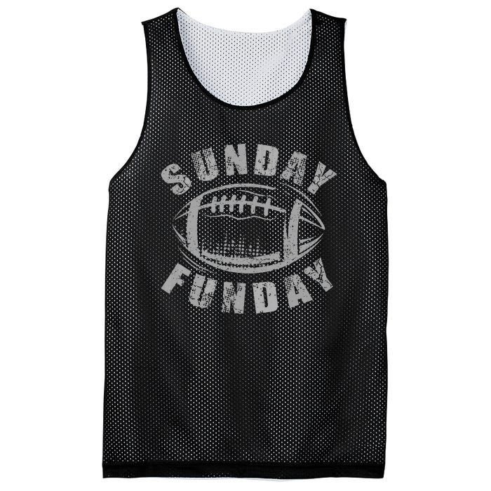 Sunday Funday Football Lover Mesh Reversible Basketball Jersey Tank