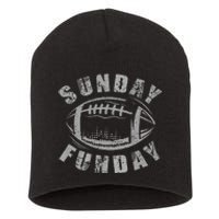 Sunday Funday Football Lover Short Acrylic Beanie