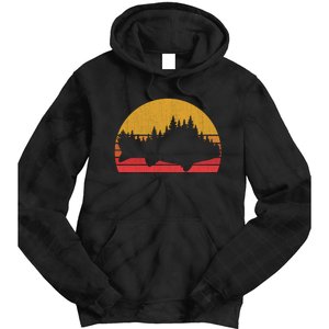 Steelhead Fishing Forest Treeline Trout Fisherman Gift Tie Dye Hoodie