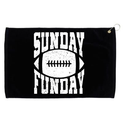 Sunday Funday Funny Football Quote For Sport Lovers Meaningful Gift Grommeted Golf Towel