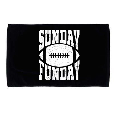 Sunday Funday Funny Football Quote For Sport Lovers Meaningful Gift Microfiber Hand Towel