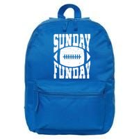 Sunday Funday Funny Football Quote For Sport Lovers Meaningful Gift 16 in Basic Backpack