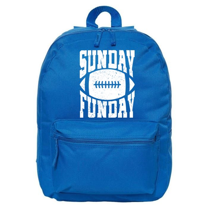 Sunday Funday Funny Football Quote For Sport Lovers Meaningful Gift 16 in Basic Backpack