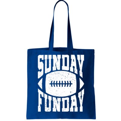 Sunday Funday Funny Football Quote For Sport Lovers Meaningful Gift Tote Bag