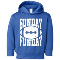 Sunday Funday Funny Football Quote For Sport Lovers Meaningful Gift Toddler Hoodie