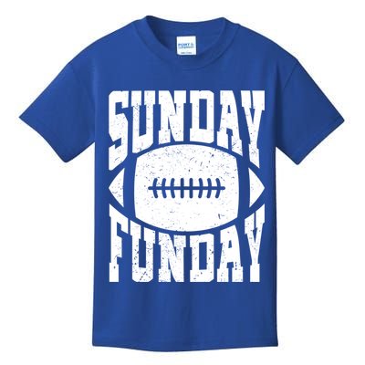 Sunday Funday Funny Football Quote For Sport Lovers Meaningful Gift Kids T-Shirt