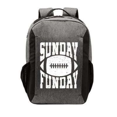 Sunday Funday Funny Football Quote For Sport Lovers Meaningful Gift Vector Backpack