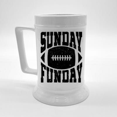 Sunday Funday Funny Football Quote For Sport Lovers Meaningful Gift Beer Stein