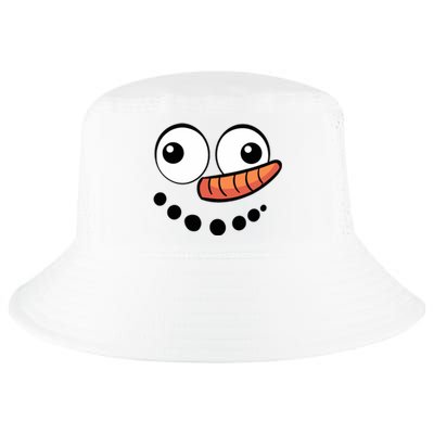 Snowman Face Family Christmas Matching Costume Cool Comfort Performance Bucket Hat