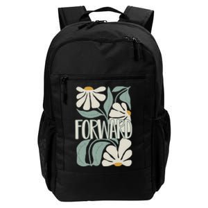 Subtle Floral Forward Flower Daily Commute Backpack