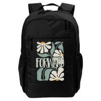 Subtle Floral Forward Flower Daily Commute Backpack