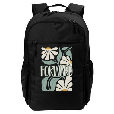 Subtle Floral Forward Flower Daily Commute Backpack