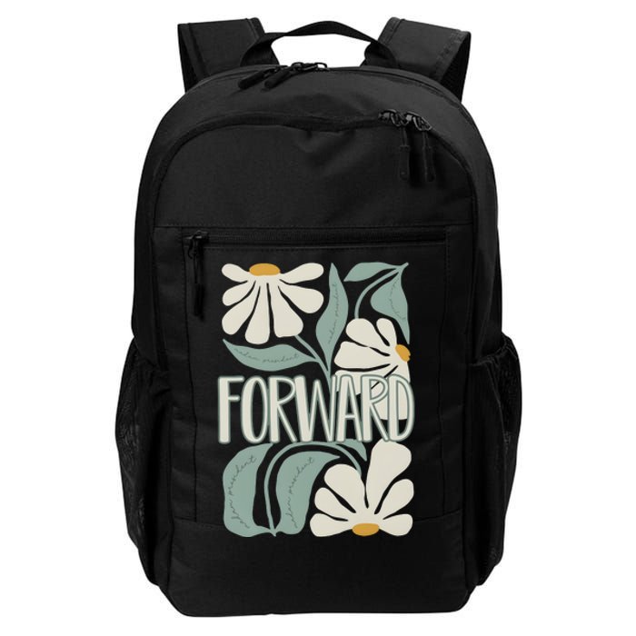 Subtle Floral Forward Flower Daily Commute Backpack