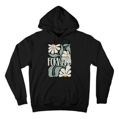 Subtle Floral Forward Flower Tall Hoodie