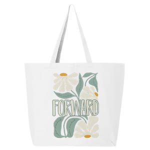 Subtle Floral Forward Flower 25L Jumbo Tote