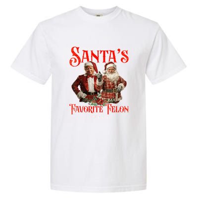 SantaS Favorite Felon Since 2024 Christmas Xmas Funn Christmas Xmas Funny Trump Garment-Dyed Heavyweight T-Shirt