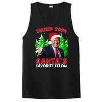 SantaS Favorite Felon Funny Christmas Trump Santa Hat PosiCharge Competitor Tank