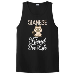 Siamese Friend For Life Siamese Cat Gift PosiCharge Competitor Tank