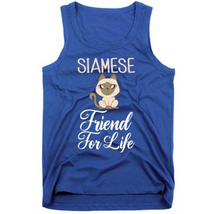 Siamese Friend For Life Siamese Cat Gift Tank Top