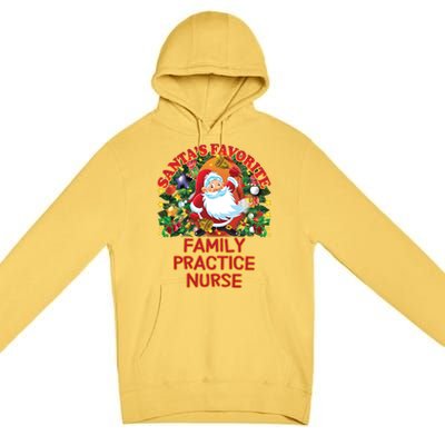 Santas Favorite Family Practice Nurse Nursing Accessories Gift Premium Pullover Hoodie