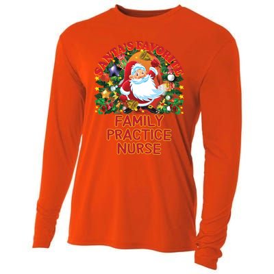 Santas Favorite Family Practice Nurse Nursing Accessories Gift Cooling Performance Long Sleeve Crew