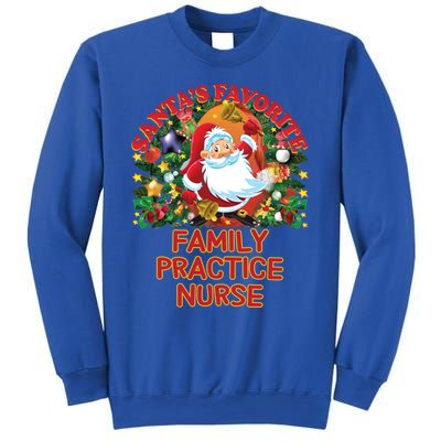 Santas Favorite Family Practice Nurse Nursing Accessories Gift Sweatshirt