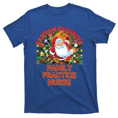 Santas Favorite Family Practice Nurse Nursing Accessories Gift T-Shirt