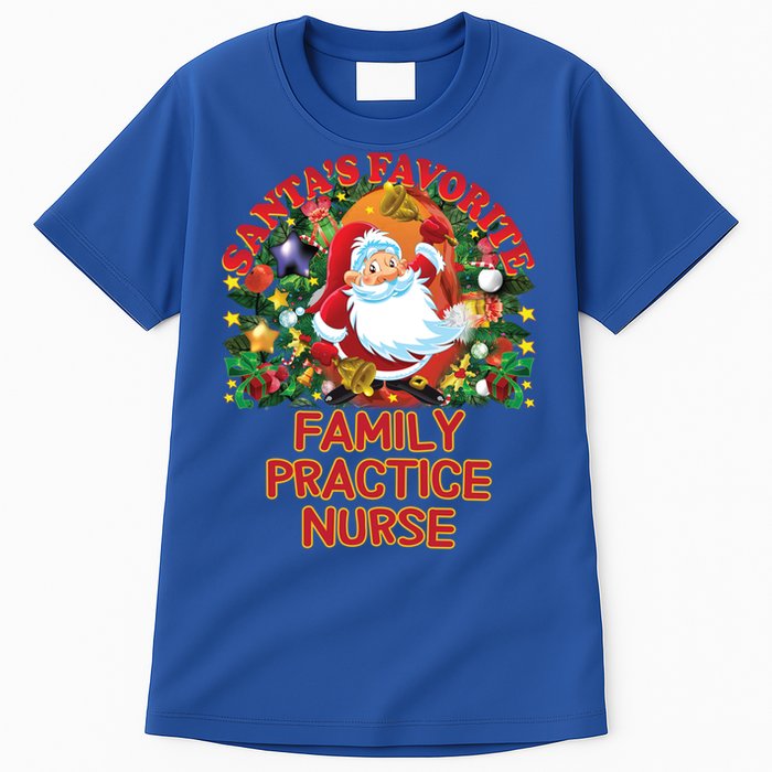 Santas Favorite Family Practice Nurse Nursing Accessories Gift Tall T-Shirt