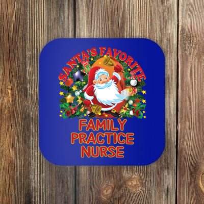 Santas Favorite Family Practice Nurse Nursing Accessories Gift Coaster